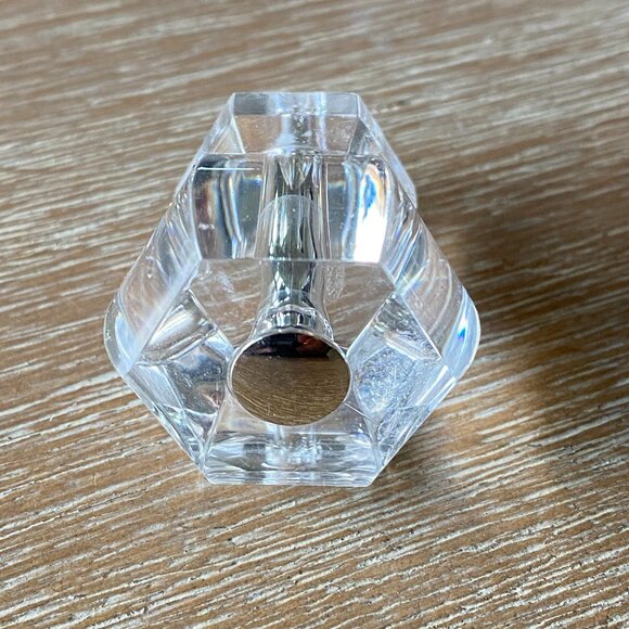 NEW Acrylic Clear Knobs Pulls for Cabinet, Dresser - 10 Pieces - Picture 1 of 6